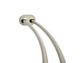 35644BN Curved Double Tension Shower Rod