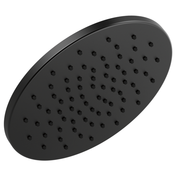 Delta Faucet 52158-BL25 Shower Head Matte Black Metal Single Setting