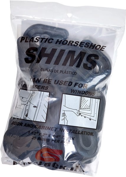 Glazelock Shims Inc. SP13 1/4 Shim Bags 25 Count 1-1/2 In x 2 In x 1/4 In