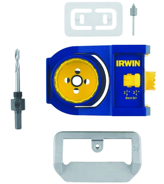 IRWIN INDUSTRIAL 3111001 Door Lock Kit Installation Wood Carbon