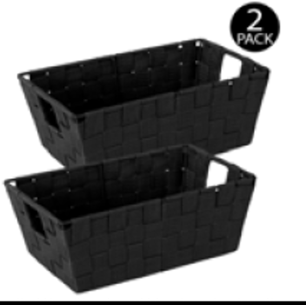 Kennedy International 25014-BLUE-2PK Blue Shelf Tote 2 Pack