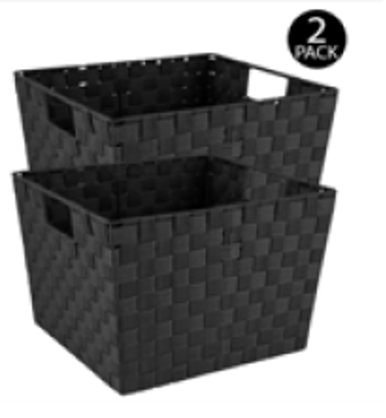 Kennedy International 25017-2PK-BLACK Large Tote Black