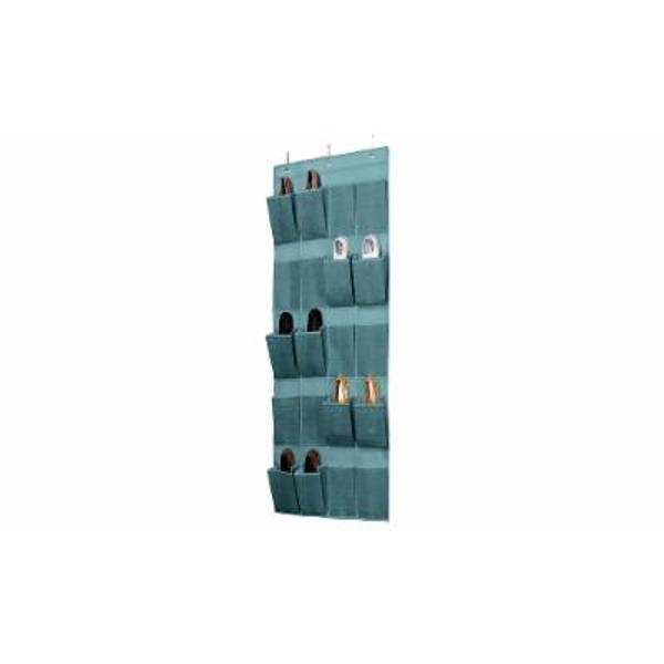 Kennedy International 25426-DUSTYBLUE Shoe Organizer Blue