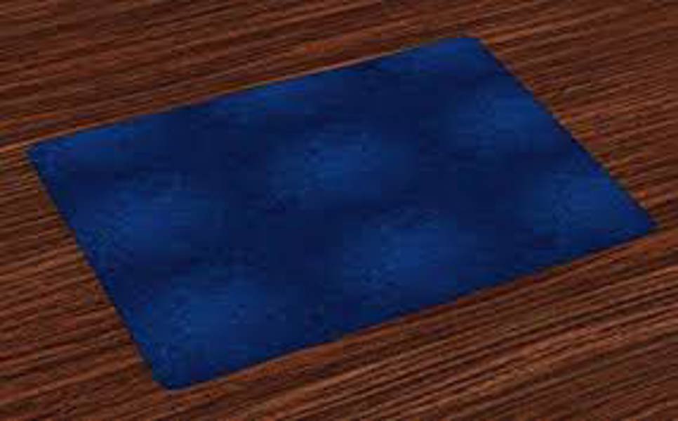 Global Weavers Corp 8C-REVSPPLM-RBL Reversible Sparkle Placemat Blue