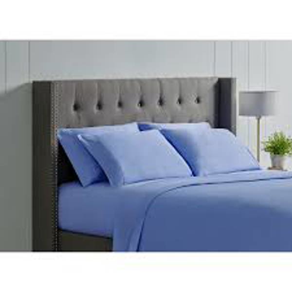 Global Weavers Corp 4HCOTBLU King Sheet Set 400 Thread Count Blue