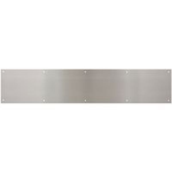National Hardware N270-314 Kick Plate 6x30 In Satin Nickel