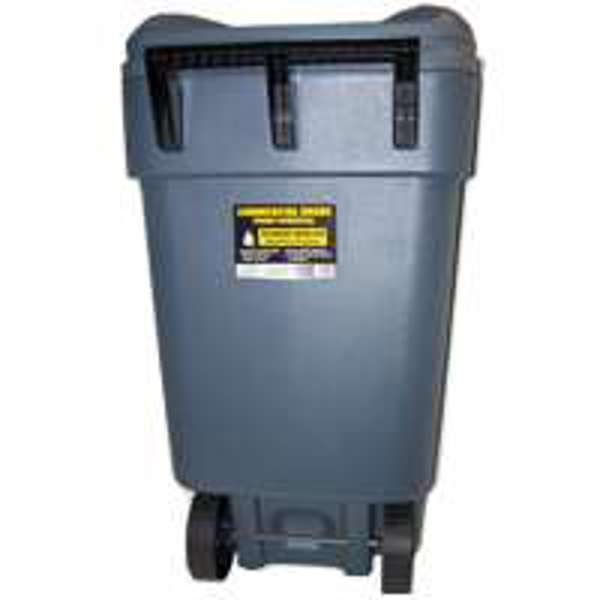 United Solutions TB0041 Heavy Duty Trash Can 50 Gal Blow Molded Professional