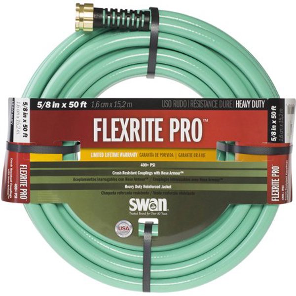 Colorite/Swan FXP58050 Garden Hose 5/8 In x 50 Ft FlexRite Pro