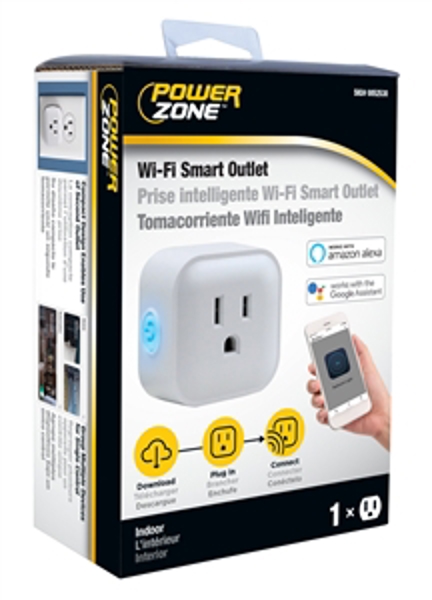 POWERZONE ORRCWFII11 Indoor WiFi Outlet 1 Outlet