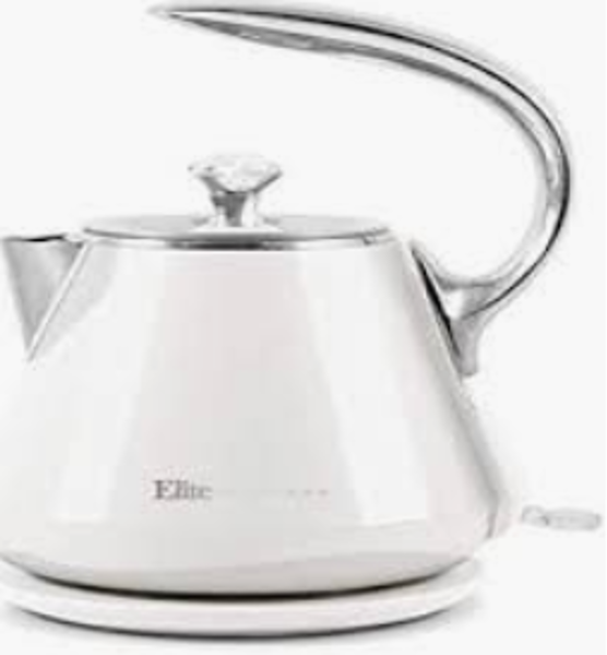 Elite Maxi-Matic EKT 1203W 1.2 Liter Electric Kettle With Cool Touch Handle And Auto Shut Off For Fast Boiling Water