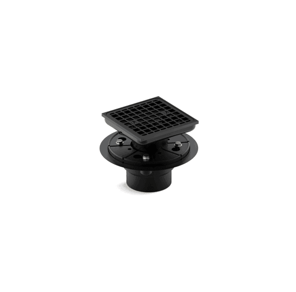 Kohler 9136-BL Shower Drain Tile Matte Black