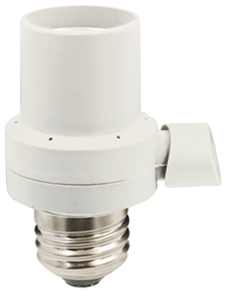 POWERZONE ORPCAE303 Photocell Adapter Light Control Mechanical Switch White