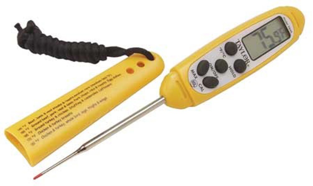 Taylor Precision Products 9848EFDA Waterproof Instant Read Digital Thermometer