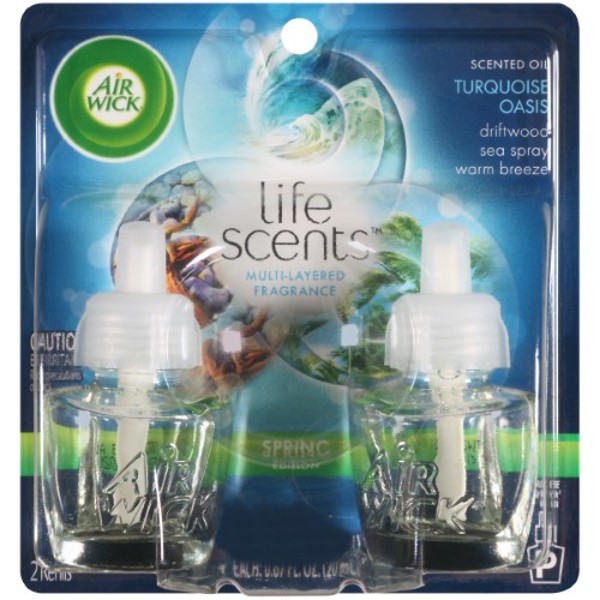 Air Wick CELD91109 Essential Air Freshener 2 Pack Turquoise