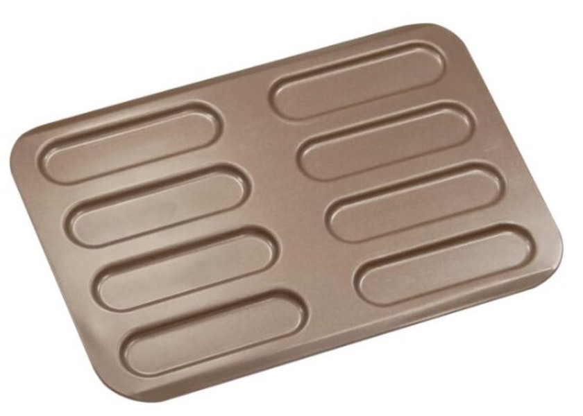 Paderno A4982308 Non Stick Brown Eclair Mold 12.375 In X 0.125 In 8 Molds