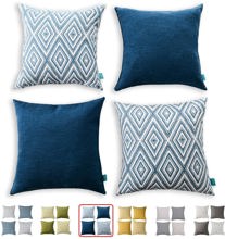 EDGE	17X17	BLUE 358709 17X17 Bohemian Throw Pillow