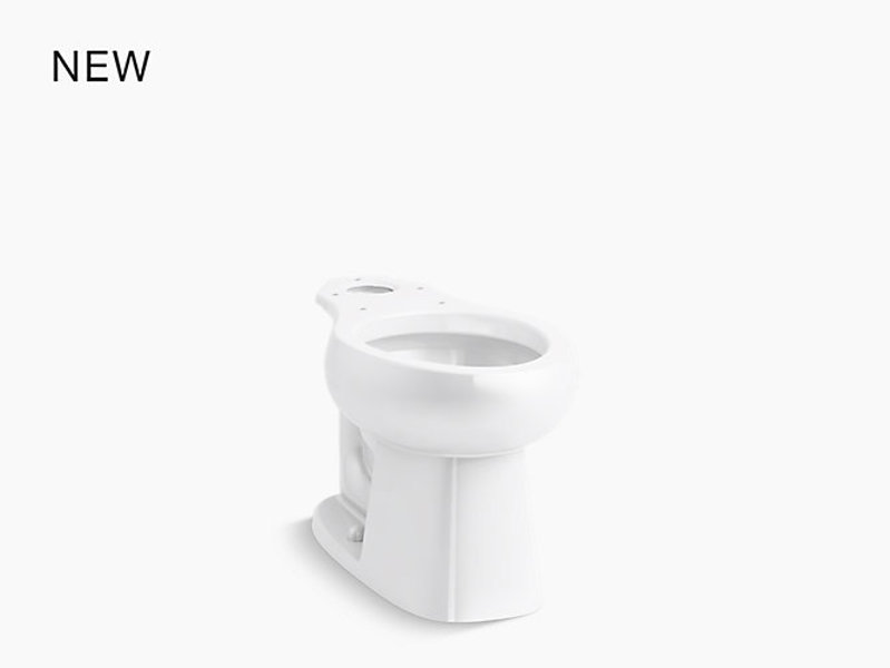 Kohler 403317-0 Elongated Comfort Height Toilet White 28-3/4 In Length 16-1/2 In Height 15-1/4 In Width