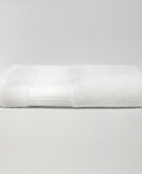 Delilah Home LLC DHT-100100 Cotton Towel 36 In x 72 In 100% Organic Cotton White