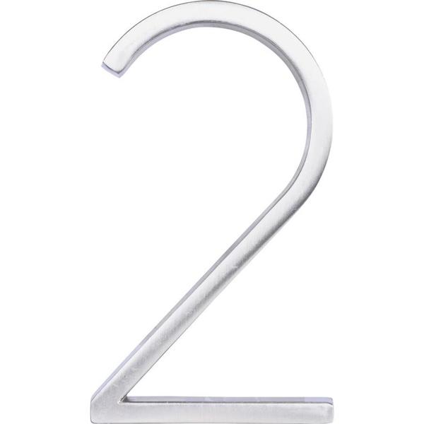 Hillman Group 844702 House Number 5 In Brushed Nickel