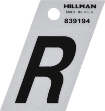 839194 Letter R Sign 1 1 2 Inch