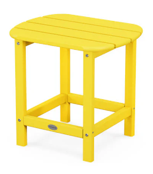 POLY-WOOD, INC. SBT18LE Side Table 18 In Lemon