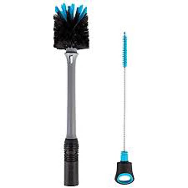CORE HOME 23560 Bottle Brush and Straw Brush Cleaner Black