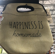 27061 Lunch Tote Small Burlap Look