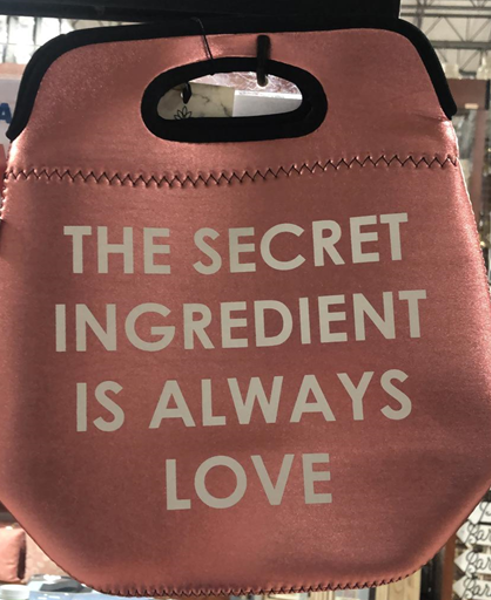 CORE HOME 27071 Small Lunch Tote  Metallic Rose Gold Secret Ingredient