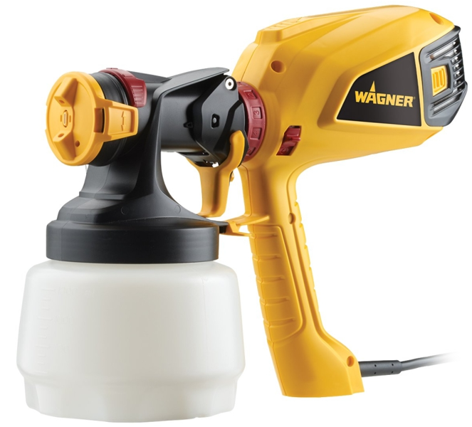 Wagner Spray Tech 2416643 HVLP Paint Sprayer 1-1/2C Fluid Delivery 6 PSI Pressure 1/2 to 6 Pattern Control Spray
