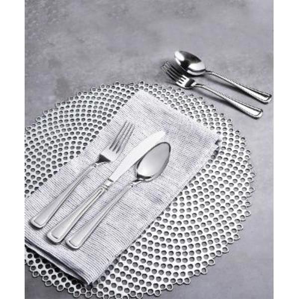 GIBSON OVERSEAS INC 80150.20 Flatware Set 20 Pc Silver Mirror Polish 3.0-2.5mm