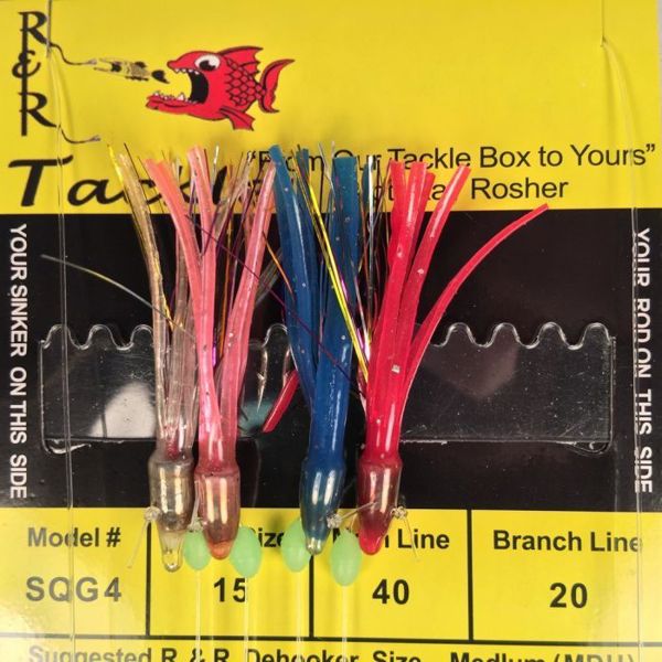 Capt. Harry RNR-SQG-4 Assorted Color Bait