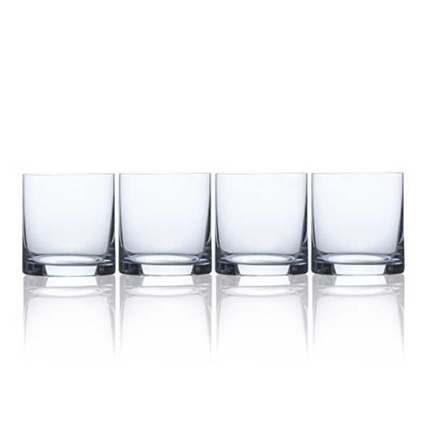 Lifetime Brands 5193457 Glass Double Old Fashioned 15 Oz Set of 4