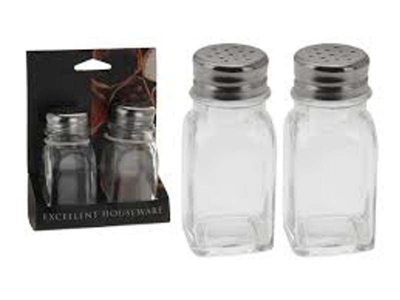 KOOPMAN INTERNATIONAL 170423510 Glass Salt and Pepper Shaker