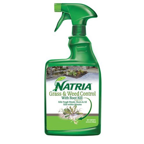 SBM LIFE SCIENCE CORP 706471D Grass and Weed Killer 24 Oz Ready to Use with Root Kill Natural