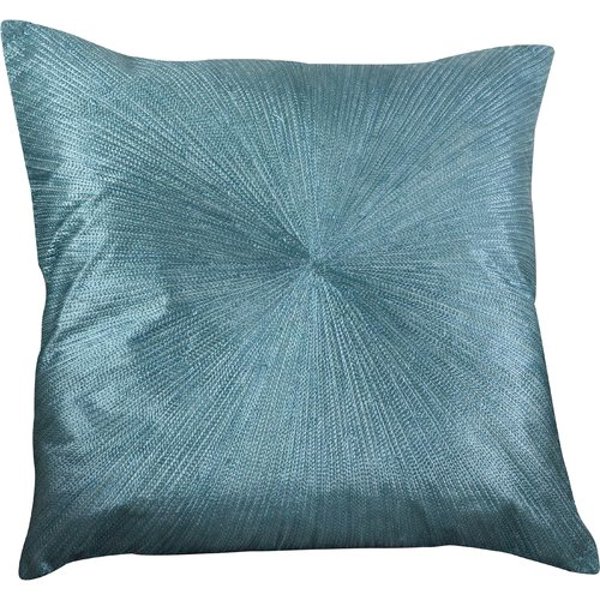 SARO 606.TE20S Square Down Filled Pillow 20 In Shimmering Teal