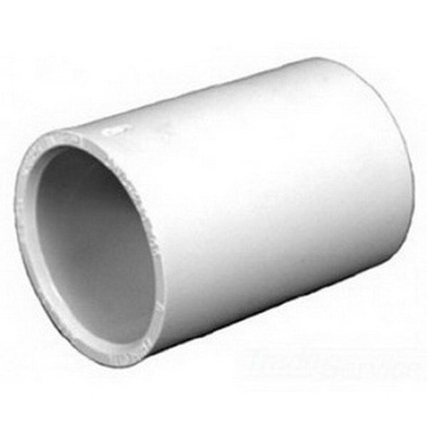 Charlotte 02100 CPVC Coupling 1/2 CTS Schedule 40 PVC Pipe Fitting