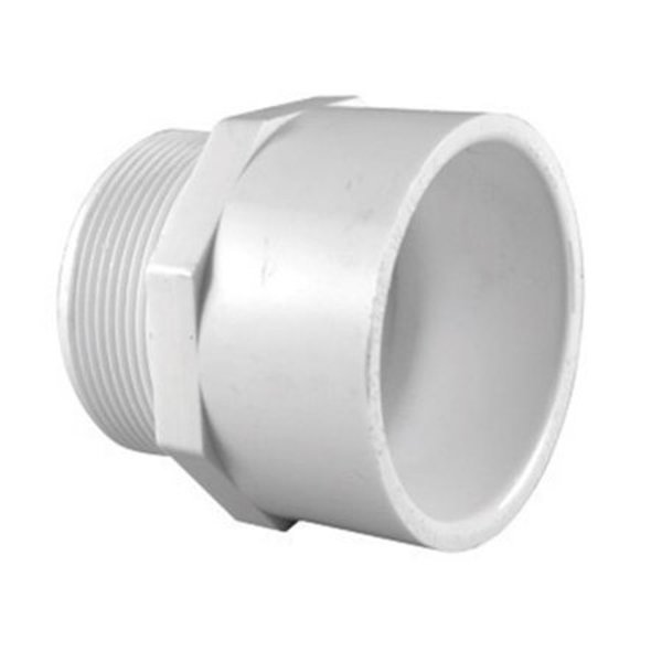 0800HA Charlotte 02109 Male Adapter 3/4 In Sch 40 PVC MPT x S