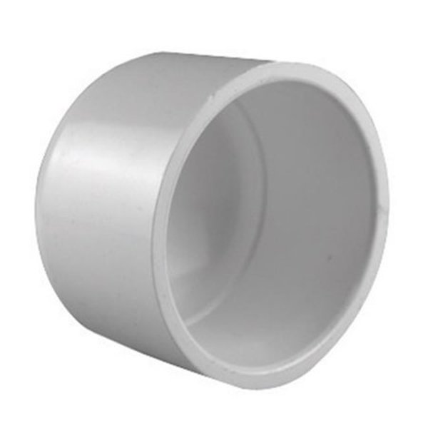 Charlotte PVC021161000HA PVC Socket Pipe Cap 1 In Schedule 40