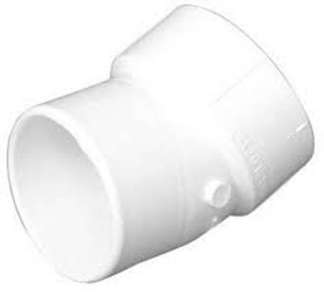 Charlotte 00326 Bend Street DWV PVC Pipe Fitting 2 1/16 In