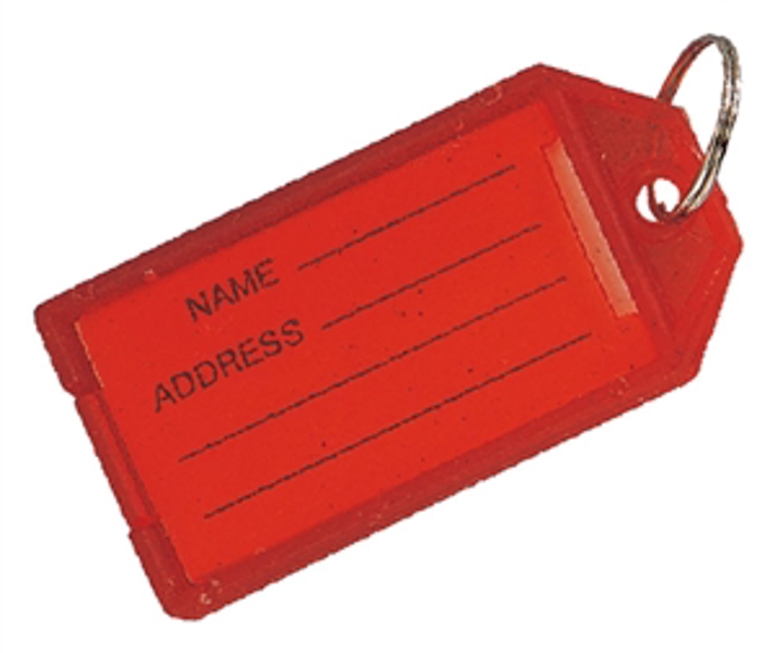 VULCAN YC0042 Assorted Color Key Chain Name Tags