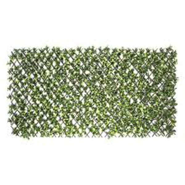 CMP ECOM INC TRP3672BR Leaf Trellis Extendable Gardenia Leaf Trellis Brown Durable Weather Resistant