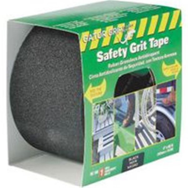 Incom Manufacturing RE160 Safety Grit Tape 4X60 Ft Black Anti-Slip