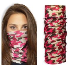 PINK CAMO ADULT Face Guard