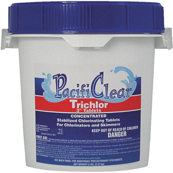Water Techniques, Inc. F008005040PC Pool Tablet Trichlor 5 Lb Pool Chemical
