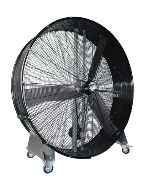 Ventamatic Ltd BF60BDBLKPRO Barrel Fan 60 In Black
