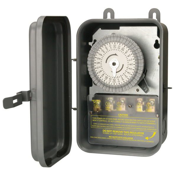 Southwire Company 59104RWD Time Switch 208-277V 40A DPST Outdoor