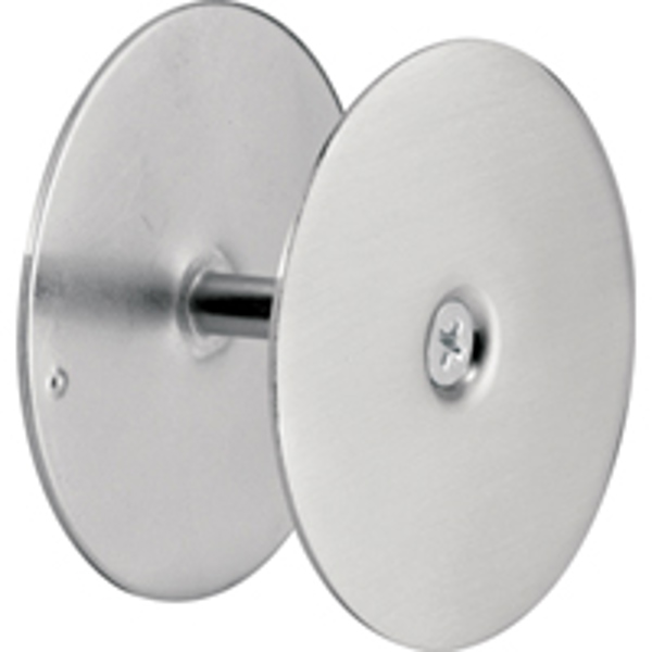 Prime Line Products U10446 Hole Cover Plate for Use with 1-3/4 Doors Chrome