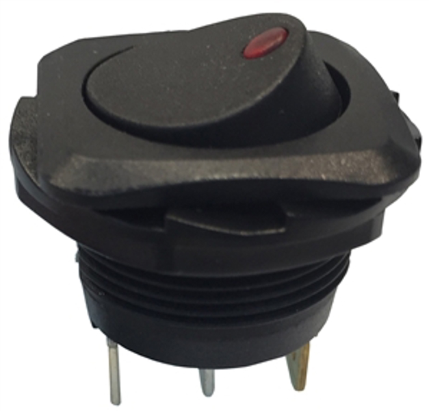 GB-Gardner Bender GSW-50 Rocker Switch 125/250 V Black