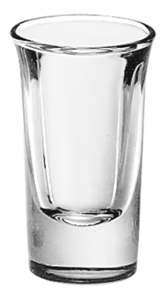 Libbey Glass 5031 Tall Shot Glass 1 Oz Capacity 6 Dozen