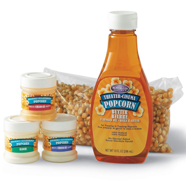 Nostalgia Products Group KPK400 Popcorn Kit Kettle and Hot Air Popcorn Maker